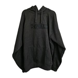 DeWALT Sweater Mens XXL Charcoal Gray Black Pullover Workwear Outdoor